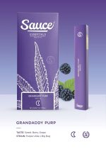 SAUCE- DISPOSABLE 1G LIVE RESIN INFUSED- GRANDADDY PURP