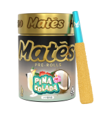 MATES- Melted Diamond & Live Resin Infused- 5pck Pre Roll- PINA COLADA