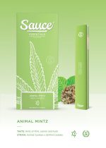 SAUCE- DISPOSABLE 1G LIVE RESIN INFUSED- ANIMAL MINTZ