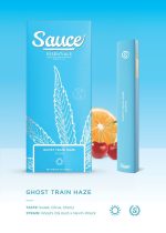 SAUCE- DISPOSABLE 1G LIVE RESIN INFUSED- GHOST TRAIN HAZE