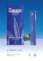 SAUCE- DISPOSABLE 1G LIVE RESIN INFUSED- BLUEBERRY KUSH