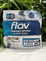 FLAV RINGS- 1000 MG- INDICA- BLUE RASPBERRY